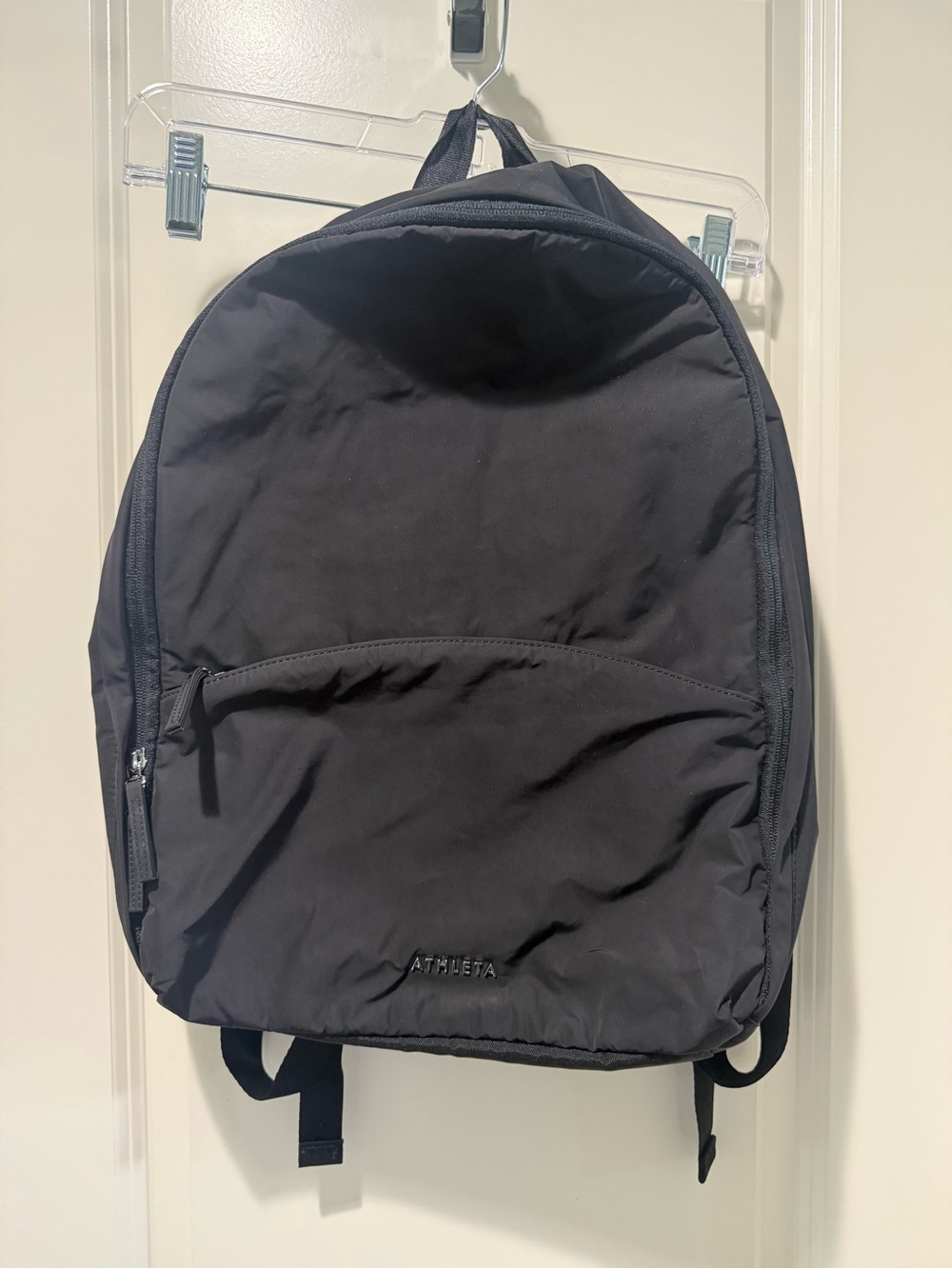Athleta Black Everyday Backpack with laptop sleeve
